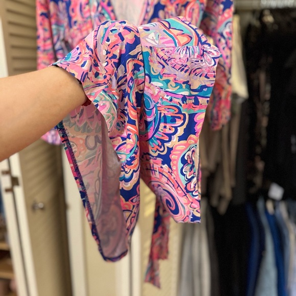 Colorful Patterned Women's Dress/Romper - Picture 4 of 6